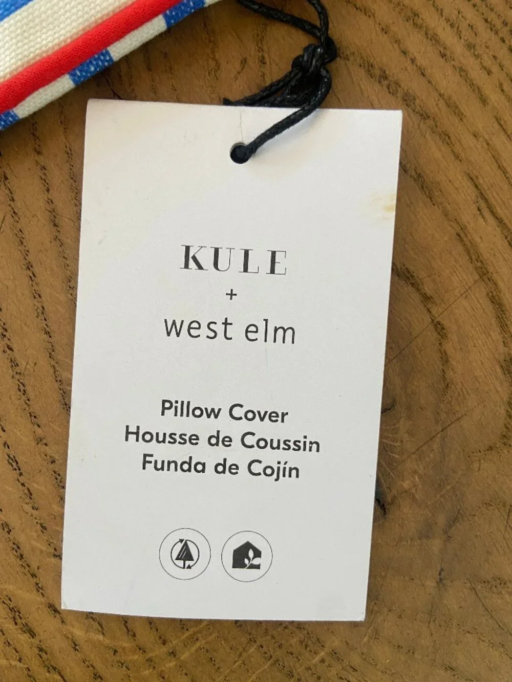West Elm x Kule Have A Nice Day Pillow Cover